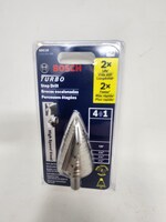 Bosch SDC10 1/4-in to 1-3/8-in High-Speed Steel Turbo Step Drill Bit #5