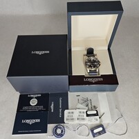 Longines HydroConquest Black Rose Gold Auto Watch L.3.781.3 43mm w Box NATO Band