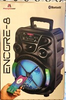 Maxpower - ENCORE 8 Woofer Karaoke Bluetooth Speaker w/ Microphone