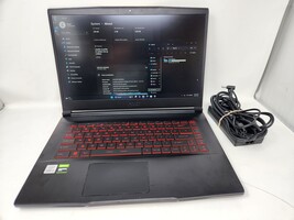 MSI GF63 MS-16R5 15.6" i5-10500H 2.5GHz 8GB RAM 256GB SSD GTX 1650