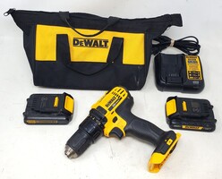 DeWALT DCD780 20V Max 1/2" Cordless Drill Driver Kit w/ Bag, Batteries & Charger