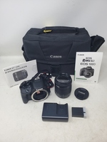 Canon EOS Rebel SL1 w/ EFS 18-55mm & Case