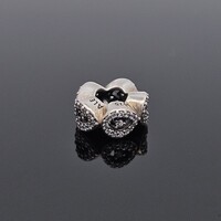  Pandora 925 Sterling Silver Cascading Glamour Spacer Crystal Charm 