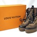 Louis Vuitton Women's Laureate Platform Desert Boots Leather w/ Suede - (38 1/2)