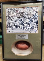 Joe Namath Signed Autographed Football & Picture - Certifieed & Authenticated 