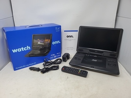 ONN 11.4" Swivel Screen Portable Blu-Ray/DVD Player w/ HDMI, USB, Ethernet