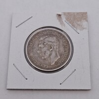 1944 Australia Florin George IV Coin 925 Silver