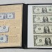 2009 Series Un Cut Uncut $1 Dollar Bills Sheet with Black Sleeve 