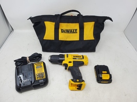 Dewalt DCD710 3/8" Cordless Drill/Driver 12V w/ Battery, Charger, & Bag