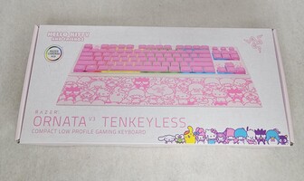 Razer Ornata V3 Tenkeyless Compact Low Profile Gaming Keyboard Hello Kitty NEW