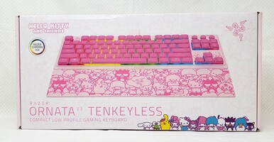 Razer Ornata V3 Tenkeyless Gaming Keyboard - Hello Kitty Limited Edition - NEW!