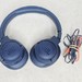 JBL Tune 720bt Blue Bluetooth Headphones Over Ear Head Phones with Charger