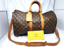 Louis Vuitton Keepall Bandoulière 45 Travel Bag Monogram Duffel 