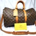 Louis Vuitton Keepall Bandoulière 45 Travel Bag Monogram Duffel 