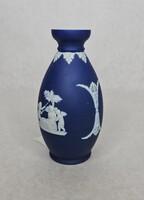 Small Wedgewood Wedgwood Jasperware Jasper Ware Pacific Blue Vase