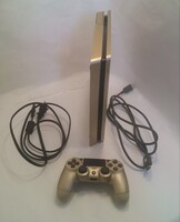 Sony PS4 Slim 1TB Gold with Gold Controller, HDMI Cable, and Power Cord