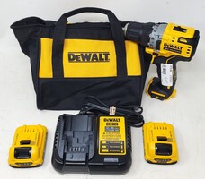 DeWALT DCD701B 12V Max 3/8" Drill Driver Kit w/ Batteries, Charger, And Bag