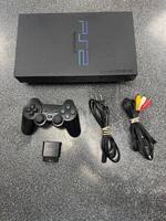 Sony Playstation 2 PS2 Console w/ WIRELESS Controller & Cords - SCPH-30001