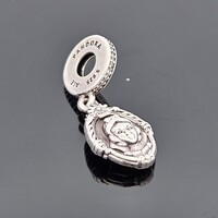 Pandora 925 Sterling Silver Snow White Evil Queen Mirror Dangle Pendant Charm 
