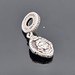 Pandora 925 Sterling Silver Snow White Evil Queen Mirror Dangle Pendant Charm 