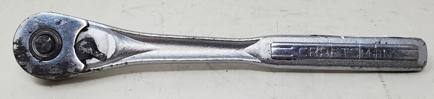 Vintage Craftsman 1/2" Drive VG-44809 Quick Release Ratchet - USA