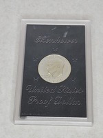 US Eisenhower Dollar Proof 40% 1974 Coin with Case 
