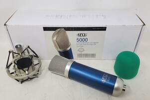 MXL 5000 Large Diaphragm Condenser Microphone w/ Box & Shock Mount