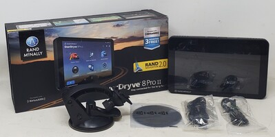 Rand Mcnally OD8 PRO II Overdryve 8 PRO 2 LM Truck GPS Receiver w/ Box & Cords