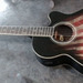 Oscar Schmidt American Flag Acoustic Guitar USA  - 0g10cef