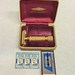 Vintage Gillette Aristocrat Plated Safety Razor with Case Blades Accessories