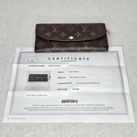 Louis Vuitton Monogram Emilie Rose Small Wallet Pink 