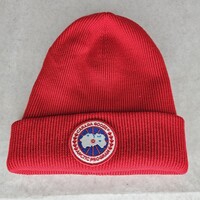 Canada Goose Arctic Disc Red Toque Beanie O/S T/U