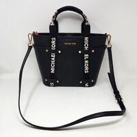 Michael Kors Black Crossbody Bag with Gold Accents nb-2312