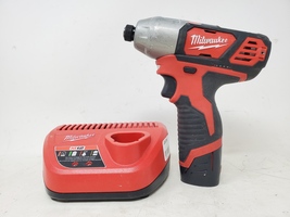 Milwaukee 2462-20 M12 1/4" Hex Impact Driver w/ Battery & Charger