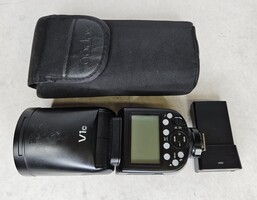 Godox V1C Adjustable Camera Flash with Battery Charger Soft Bag 