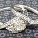Neil Lane 14K White Gold Diamond Bridal Set - 1.35 Carat Ring Round Size 6.5