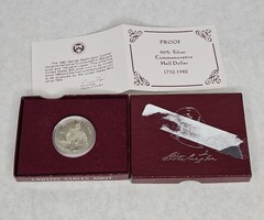 1732-1982 90% Silver George Washington Commemorative Half Dollar Proof