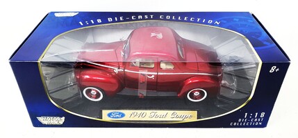 Motormax 1940 Ford Coupe 1:18 Die-Cast Model w/ Box