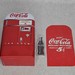 Coca-Cola Bottle Shaped Colorized 1 Ounce Silver Bar with Coke Machine Tin