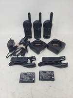 Motorola DLR1060 DLR Series 6 Channel Digital Two-Way Radios (3) Kit