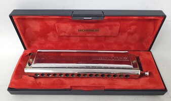  HOHNER - The 64 Chromonica Professional 280C w/ Original Hard Case - GERMANY