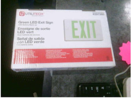 Utilitech  297395 Exit Sign