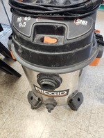 RIDGID 16 Gallon 6.5 Peak HP Stainless Steel Shop Vacuum Wet Dry Vac w/ Hose