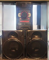 ONN 100W CD Stereo Radio w/ USB & Bluetooth Connectivity & Speakers