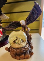 Eagle Glitter Globe Snow Globe America
