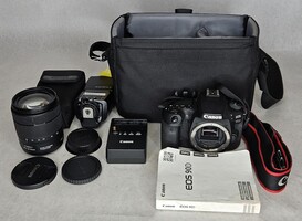 Canon EOS 90D DSLR Digital Camera with EFS 18-135mm Lens Softbag Dustcaps