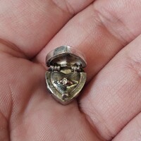 Pandora 925 Sterling Silver 14K Gold Gift from the Heart Ring Box Bead Charm