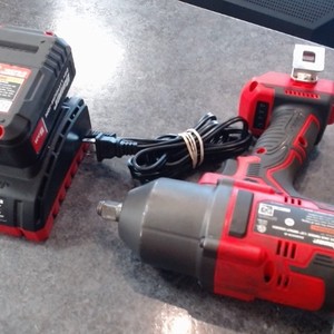 BAUER 20V Brushless Cordless, 1/2 in. Impact w/ Battery & Charger 2085cr-b