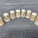 Antique Simons Bros. Sterling Silver Thimble Lot of 8 – U.S. State Series (.925)