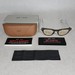 Ray-Ban Meta Headliner Smart Glasses GEN 1 Translucent Brown and Gray Box Case  